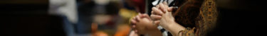 People praying together at Church.