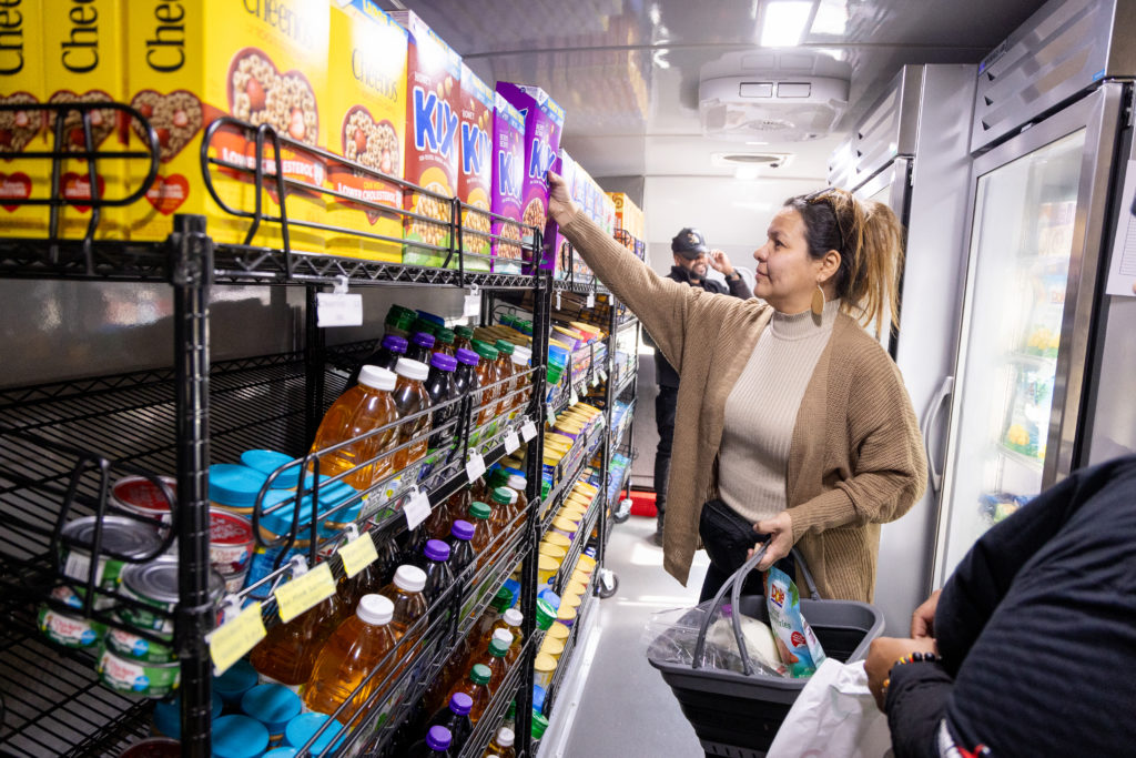 Catholic Charities’ WIC Grocery is the second-largest provider of formula to WIC households in Chicago. It procures and manages inventory for its 14 neighborhood stores and the Mobile Market from its warehouse in Chicago’s Austin neighborhood.