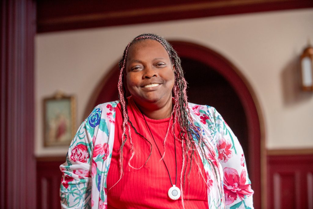 "They didn't judge me for who I am. And that showed me that no matter what goes on in my life, I can always come to Catholic Charities." — Dianne, Giving Hope Fund Participant