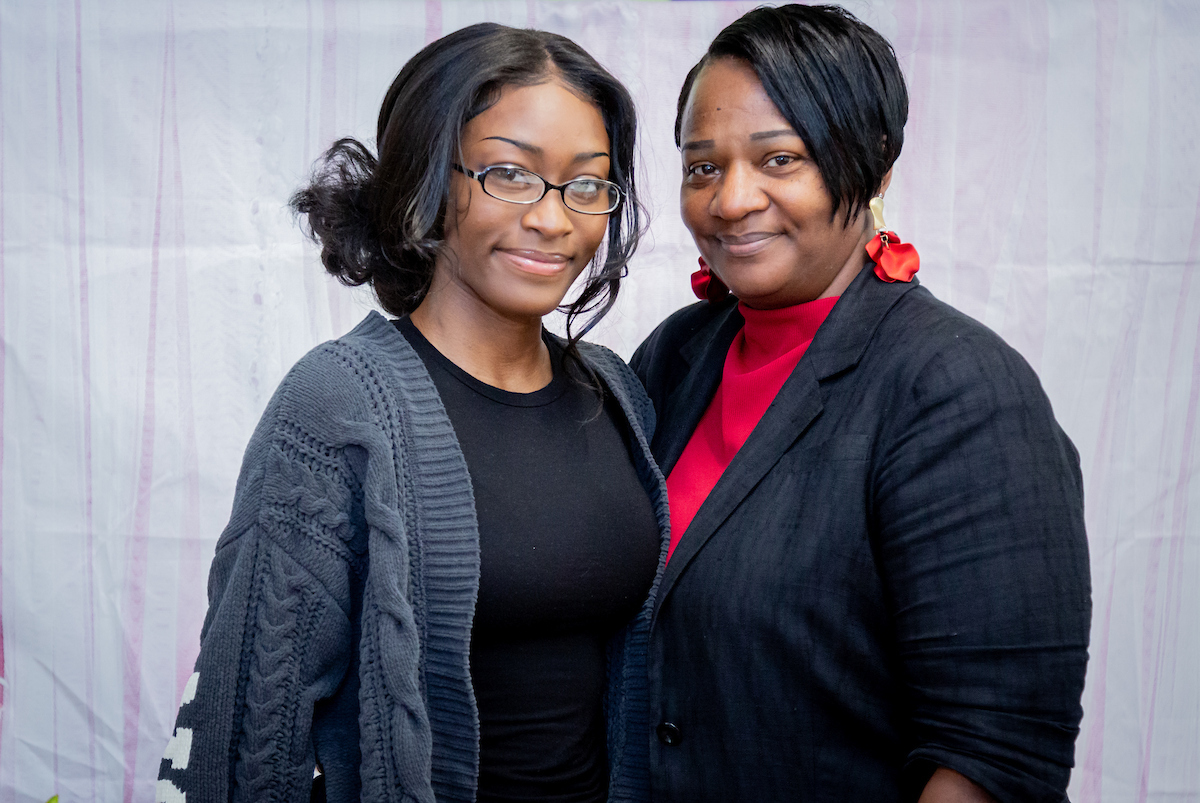 Photo by Natalie Battaglia/FSS program participant Paulette (pictured right), with her daughter. 