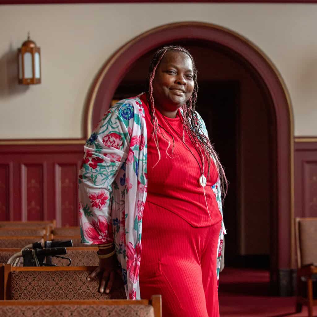 Dianne - recipient of the Catholic Charities of the Archdiocese of Chicago Giving Hope award photograph