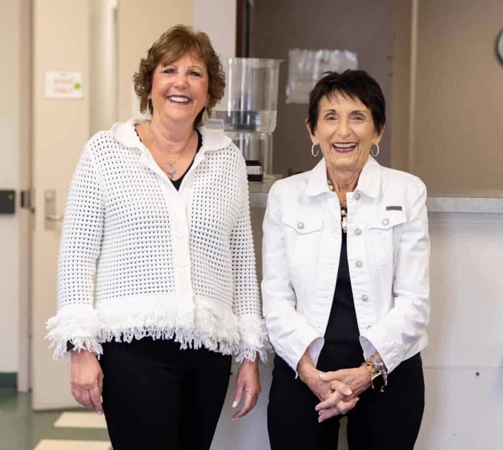 Kathy Brosmith and Paulette Van Erden