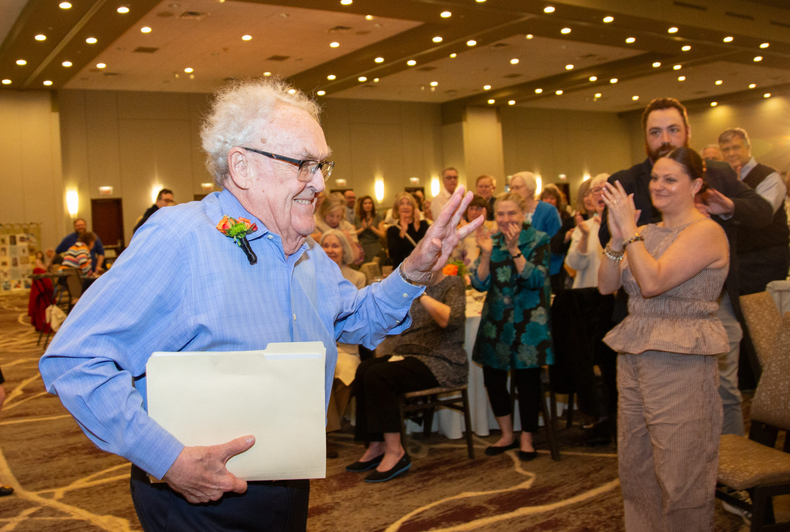 Father Rubey's legacy was celebrated April 26, 2026, when 500 survivors, families and supporters gathered at the Blossoms of Hope brunch at the Westin Chicago Lombard.